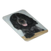 Magnet Flexible bleu english cocker spanial très mignon chien (Côté Droit)