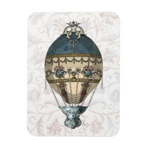 Magnet Flexible Bleu et crème baroques de ballon