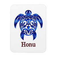 Bleu étincelant Tortue de mer Hawaïenne sur blanc