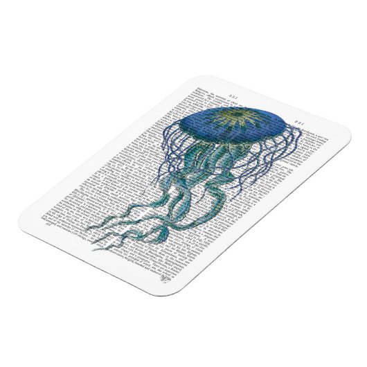 Magnet Flexible Bleu méduse (Côté Gauche)