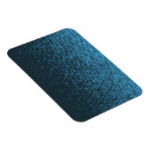 Magnet Flexible Bleu, moderne, rétro, cool, motif à points tendanc (Côté Droit)