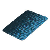 Magnet Flexible Bleu, moderne, rétro, cool, motif à points tendanc (Côté Gauche)