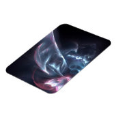 Magnet Flexible Bleu nébuleux Abstrait et violet (Côté Gauche)