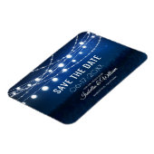 Magnet Flexible Bleu Night & Argent String Lights Enregistrer la d (Côté Gauche)