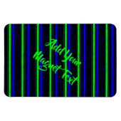 Magnet Flexible Bleu Noir Grandes Vertes (Horizontal)