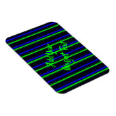 Magnet Flexible Bleu Noir Grandes Vertes (Côté Droit)