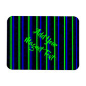 Magnet Flexible Bleu Noir Grandes Vertes (Horizontal)