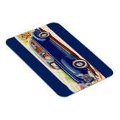 Magnet Flexible bleu Plymouth 1941 (Côté Droit)