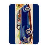 Magnet Flexible bleu Plymouth 1941 (Vertical)