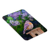 Magnet Flexible Bleuet de l'Est en neige - Photo originale (Côté Droit)