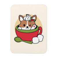 Bliss de cacao d'hiver - Chien mignon en mode Mug