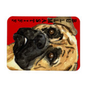 Magnet Flexible Bloc couleur Bullmastiff (Horizontal)
