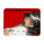 Magnet Flexible Bloc de couleur Catahoula (Horizontal)