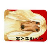 Magnet Flexible Bloc de couleur de la hache afghane (Horizontal)