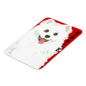 Magnet Flexible Bloc de couleur Eskimo Chien américain (Côté Gauche)