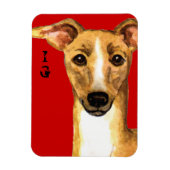 Magnet Flexible Bloc de couleur gris italien (Vertical)