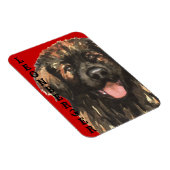 Magnet Flexible Bloc de couleur Leonberger (Côté Droit)