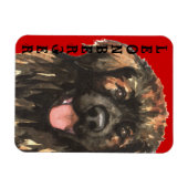 Magnet Flexible Bloc de couleur Leonberger (Horizontal)
