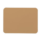 Magnet Flexible Bloc de couleur pêche et bronzée | Conception de m (Horizontal)