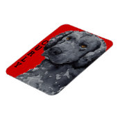 Magnet Flexible Bloc de couleur Retriever recouvert de boue (Côté Gauche)