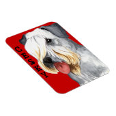 Magnet Flexible Bloc de couleurs Cesky Terrier (Côté Droit)