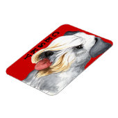 Magnet Flexible Bloc de couleurs Cesky Terrier (Côté Gauche)