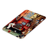 Magnet Flexible Bloc routier par Norman Rockwell (Côté Gauche)