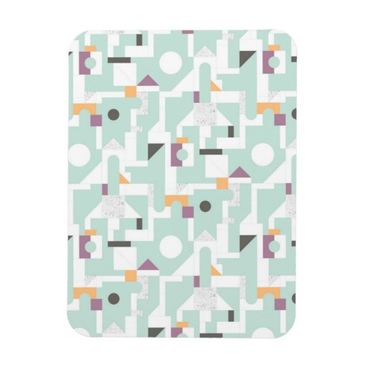 Magnet Flexible Blocs de construction - bleu (Vertical)