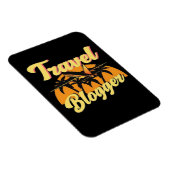 Magnet Flexible Blogueuse de voyage (Côté Droit)