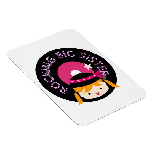 Magnet Flexible Blond Rocking Big Sister (Côté Droit)