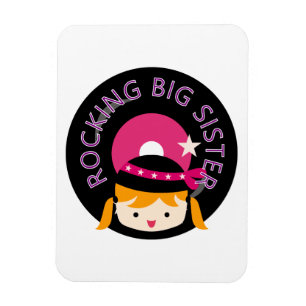 Magnet Flexible Blond Rocking Big Sister