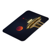 Magnet Flexible Blood Moon | Aiguille de l'Espace de Seattle (Côté Gauche)