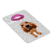 Magnet Flexible Bloodhof Avec Halo Rose Angélique (Côté Droit)