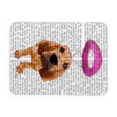 Magnet Flexible Bloodhof Avec Halo Rose Angélique (Horizontal)