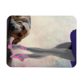 Magnet Flexible Bloodhound Et Danseur De Ballet (Horizontal)