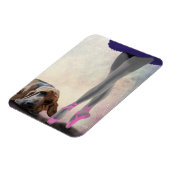 Magnet Flexible Bloodhound Et Danseur De Ballet (Côté Gauche)