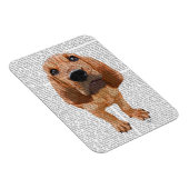 Magnet Flexible Bloodhound Puppy (Côté Droit)