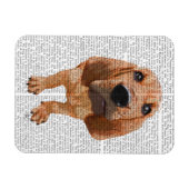 Magnet Flexible Bloodhound Puppy (Horizontal)