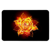 Magnet Flexible Blooming Fire Rose (Horizontal)