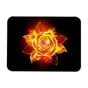 Magnet Flexible Blooming Fire Rose