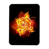 Magnet Flexible Blooming Fire Rose (Vertical)