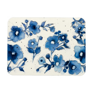Magnet Flexible Blooms bleus indépendants