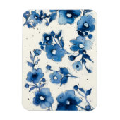 Magnet Flexible Blooms bleus indépendants (Vertical)