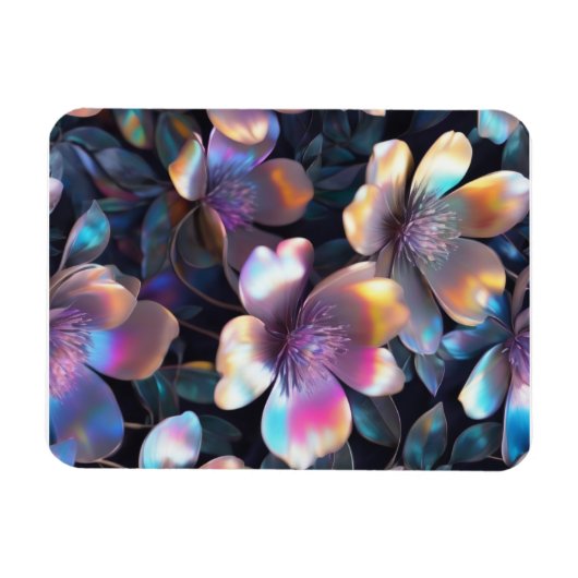 Magnet Flexible Blossom holographique (Horizontal)