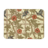 Magnet Flexible Blue and orange trellis wallpaper design, 1864 (Horizontal)