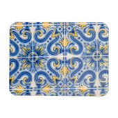 Magnet Flexible Blue and yellow tile, Portugal (Horizontal)