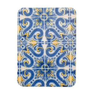 Magnet Flexible Blue and yellow tile, Portugal