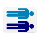 Magnet Flexible Blue Boys LGBTQ (Horizontal)