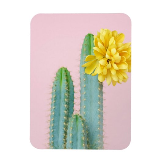 Magnet Flexible Blue Cactus Trio (Vertical)