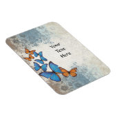 Magnet Flexible Blue floral (Côté Droit)